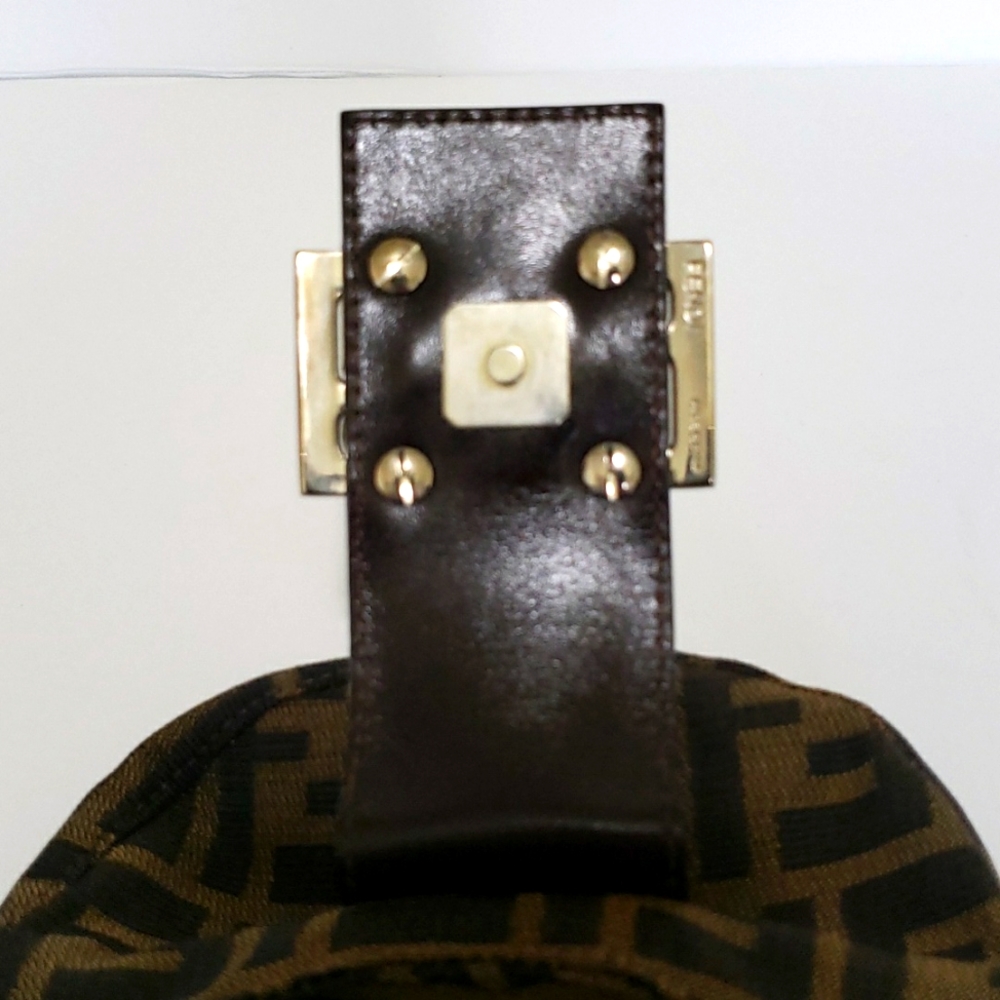 Fendi Zucca Canvas Micro Croissant Bag - Picture 10 of 16